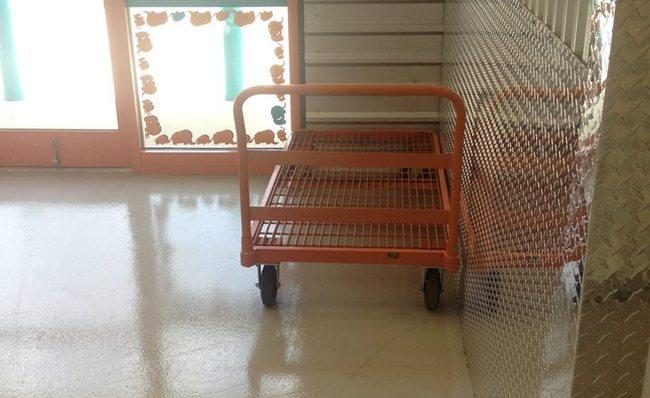 Handcart available at Woodruff Self Storage.