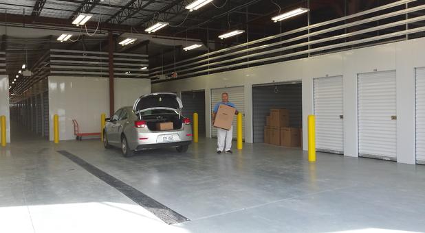 Drive up indoor self storage in Crystal Lake, IL.