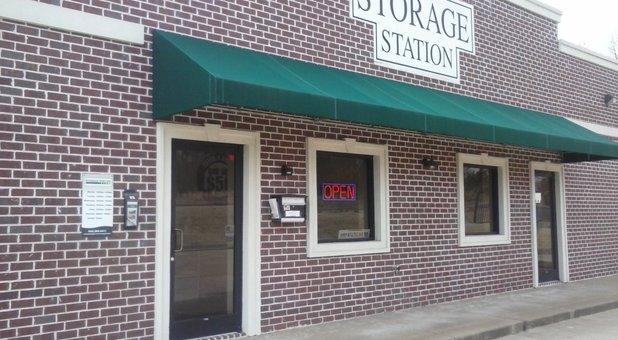 The exterior of the Storage Station facility office.