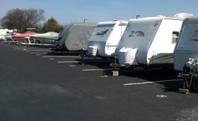 Vehicle, RV, boat, and camper outdoor parking spaces at MyPlace Self Storage.