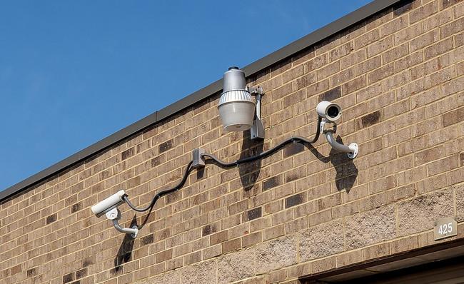 Security cameras at Brentwood Self Storage in Brentwood, TN.