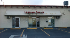 The exterior of the Pembroke Park Self Storage facility office.
