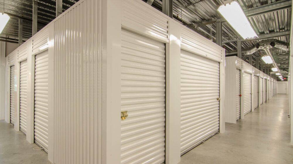 Indoor self storage units at Hernando Self Storage in Hernando, MS.