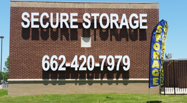 Signage for Secure Self Storage.
