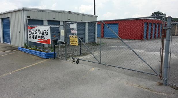 Gated storage in Smithville, TN.