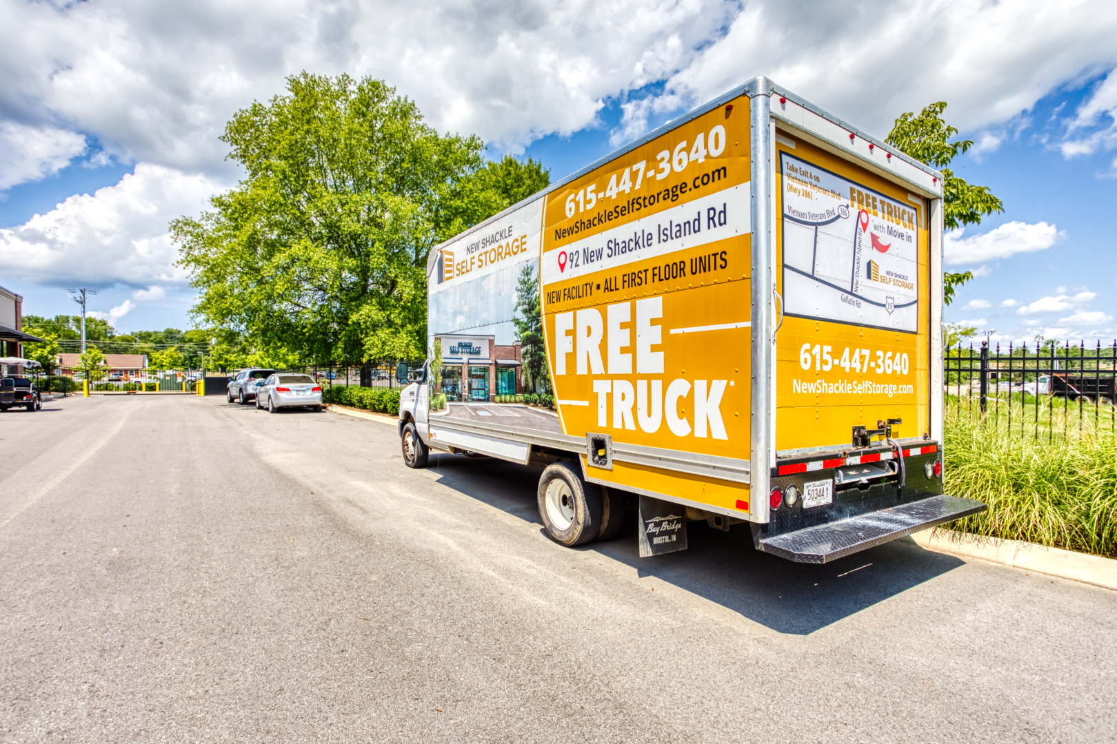 New Shackle Self Storage truck rental