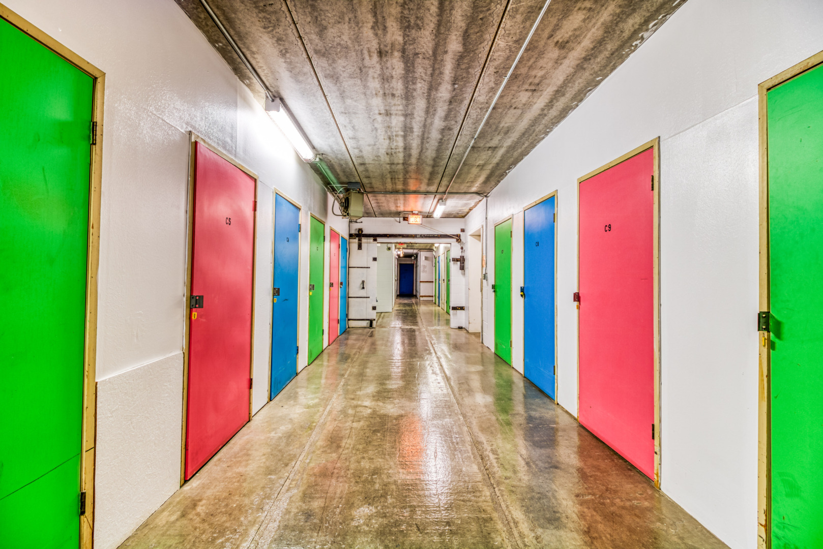 Twin City Self Storage hallway