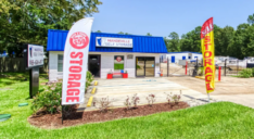 Storefront of Mandeville Self Storage.