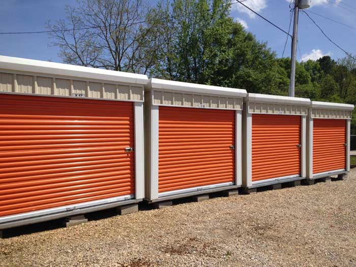 Walton Security Storage orange doors