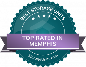 Award Badge: Top rated storage units in Memphis