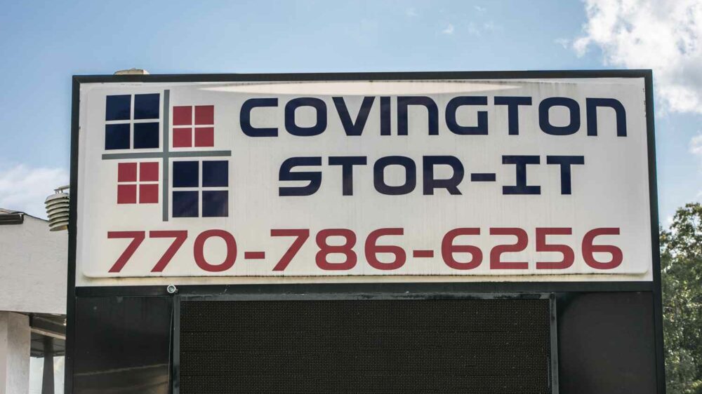 Covington Stor-It Sign