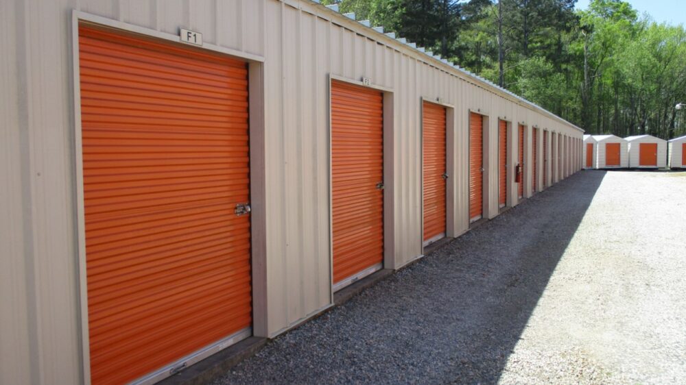 Storage units in Monroe, GA.