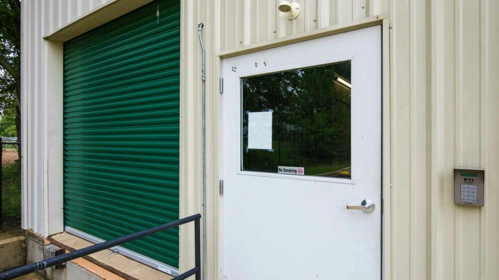 Tupelo Storage entrance door