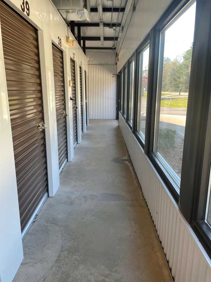 Byram Self Storage - Davis Road interior hallway