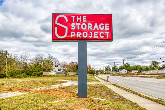 the storage project signage