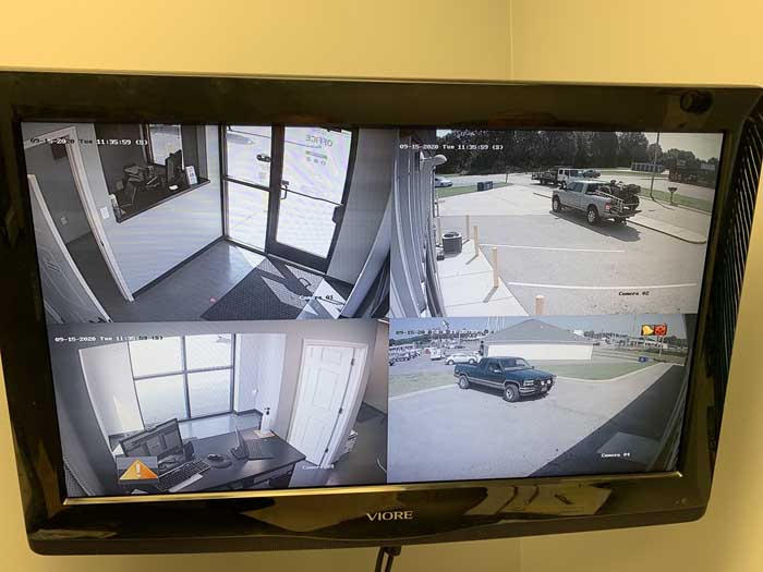 Econo Mini Storage CCTV Monitor