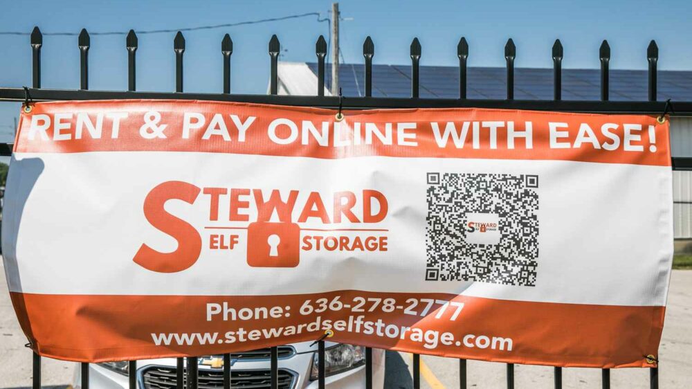 Steward Self Storage sign