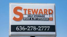 Steward Self Storage sign