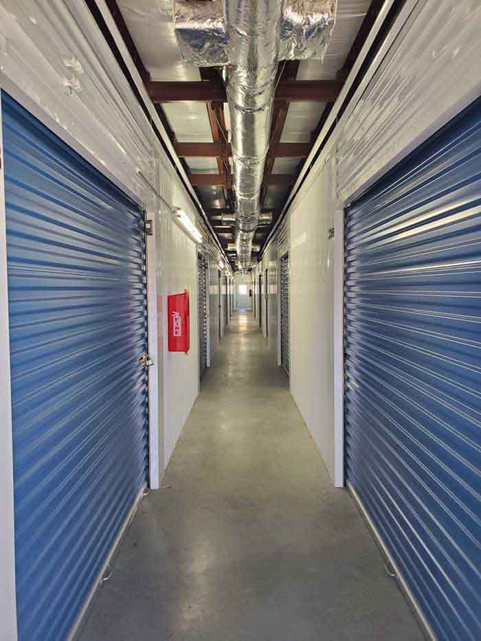 Indoor self storage units in Wynne, AR.