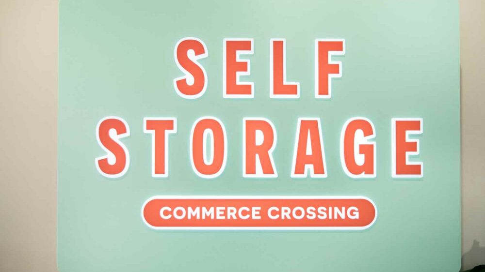Commerce Crossing Self Storage Sign