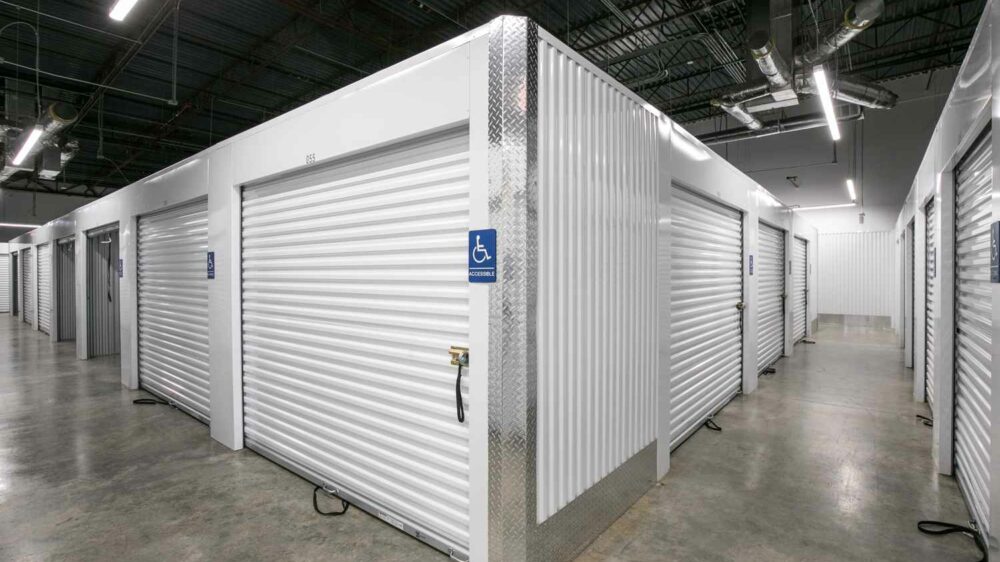 Indoor self storage in Commerce, GA.
