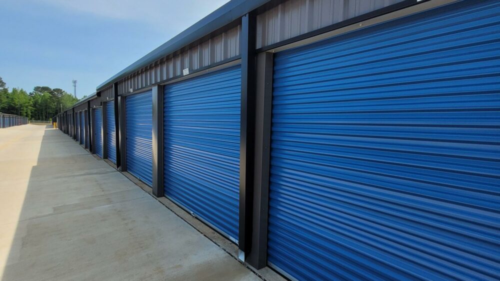BRB Self Storage blue doors