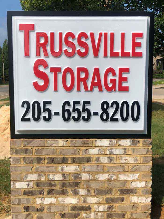 Trussville Storage signage