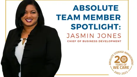 Absolute Storage Blog Team Member Spotlight Jasmin Jones