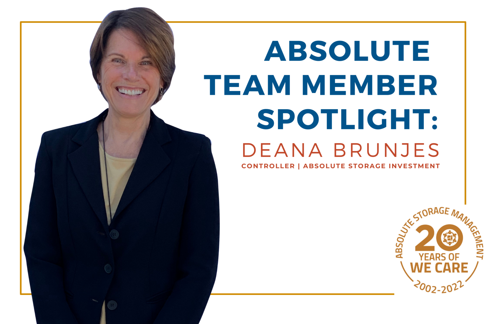 Absolute Team Member Spotlight Deana Brunjes