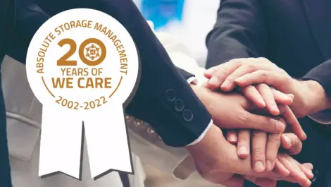 Absolute Storage Management - 20 Years of We Care.