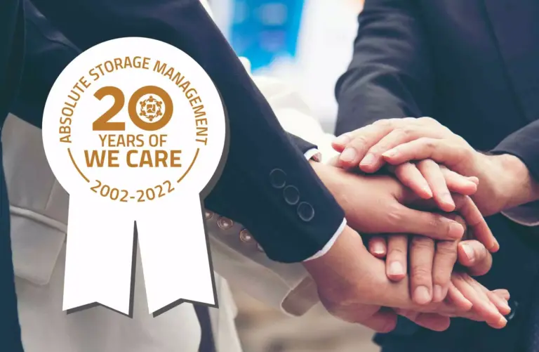 Absolute Storage Management - 20 Years of We Care.