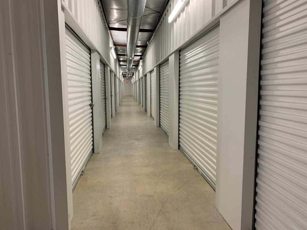 Climate controlled hallway at Trussville Storage in Trussville, AL.