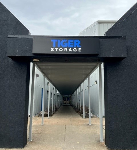 Tiger Storage facility entrance.