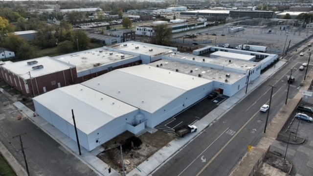 Aerial view of Lucky Storage in Memphis, TN.