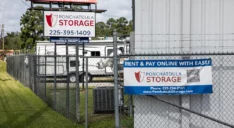 Exterior of the Ponchatoula Storage facility.