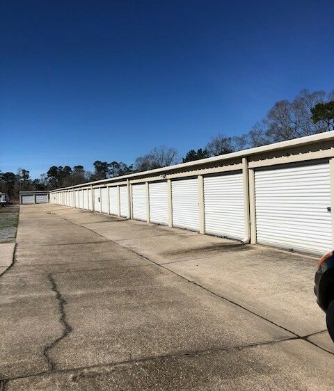 Storage units at the Bedico Storage facility.