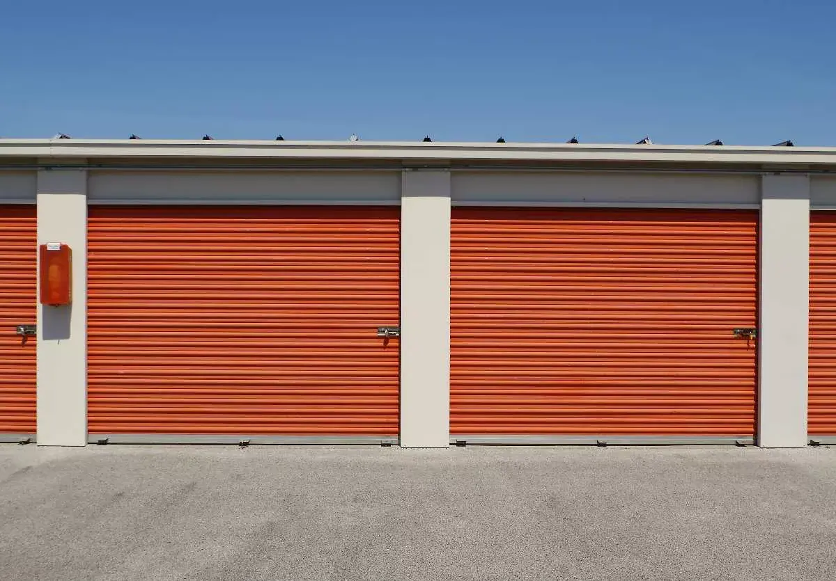 Photo of storage unit doors