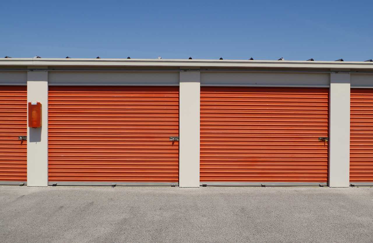 Photo of storage unit doors
