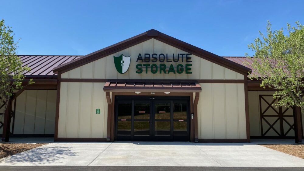 Exterior of Absolute Storage of Conway in Aiken, SC.