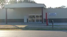 Exterior of Albany Storage facility.