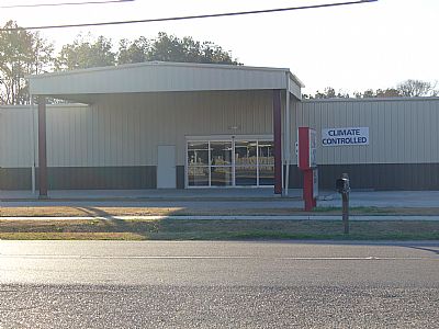 Exterior of Albany Storage facility.