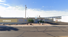 Road view of My Place Self Storage in Apache Junction, AZ.