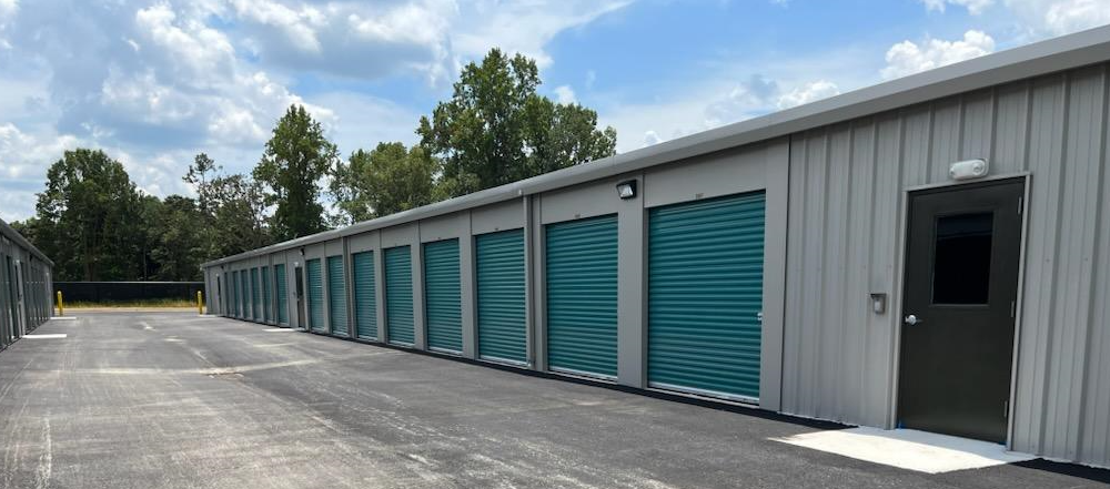 Drive-up units at Lighthouse Storage.