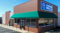 exterior view of Storage Box USA office in Phenix City.