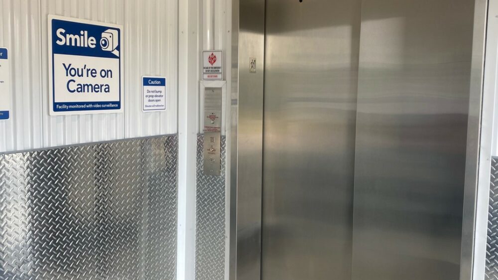 Elevator for indoor self storage in Niceville, FL.
