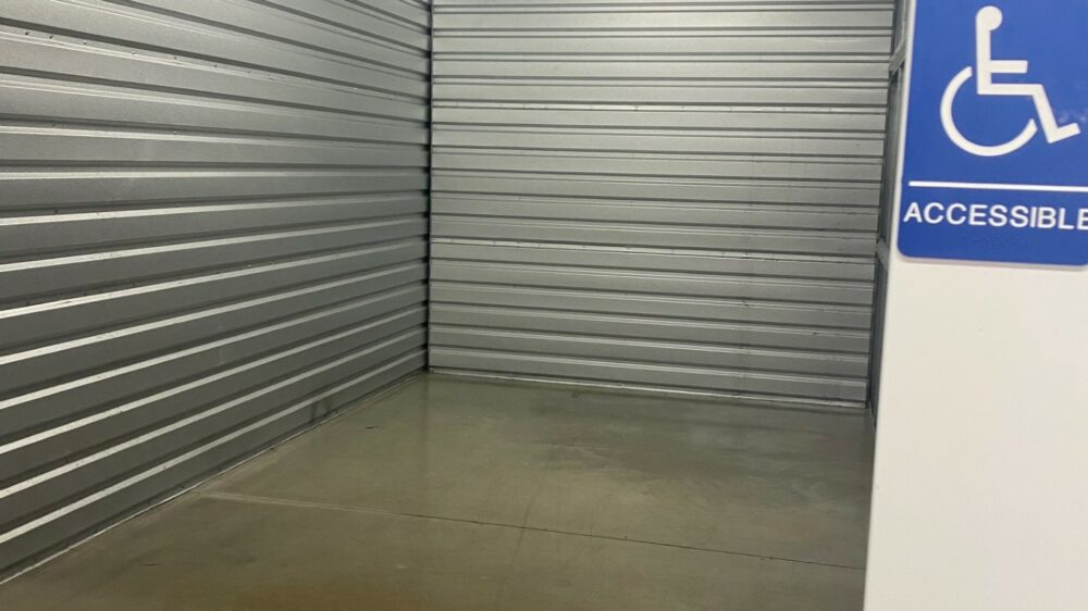 Inside view of a storage unit in Niceville, FL.