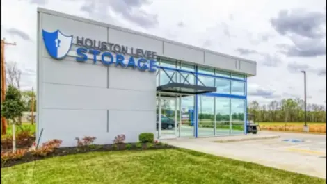 Exterior of Houston Levee Storage.