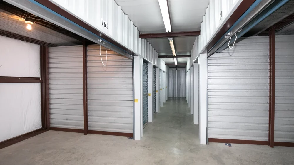 Indoor units at Horn Lake Self Storage.
