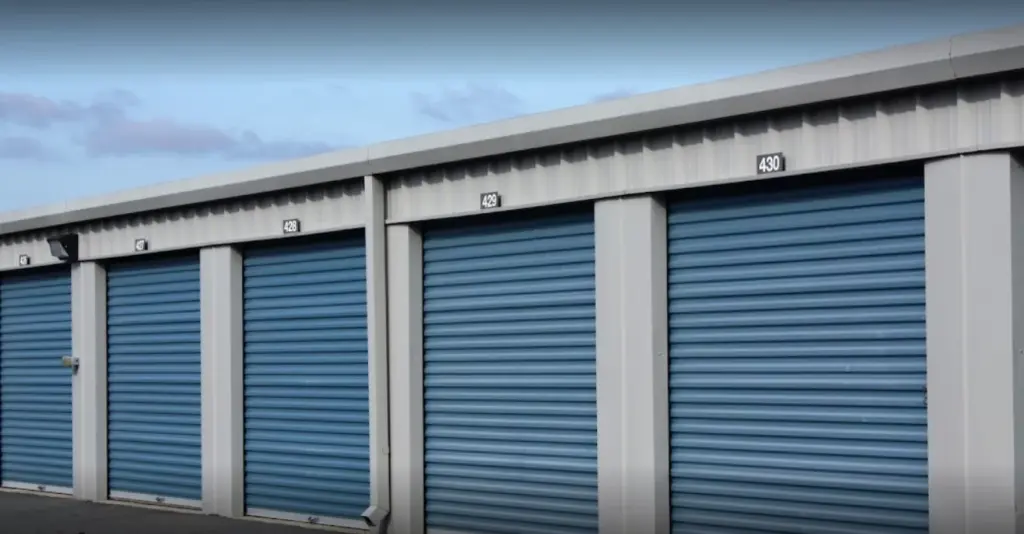 Blue exterior drive up