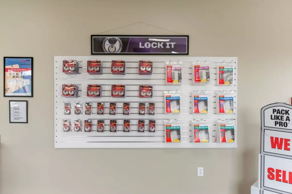 Merchandise for storage locks.